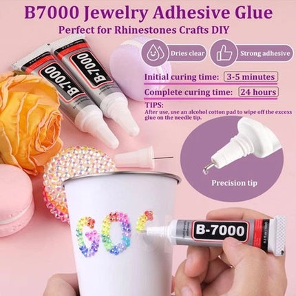 3200 Resin Rhinestone Bedazzling Kit,3mm Colorful DIY Flatback Nail Gems
