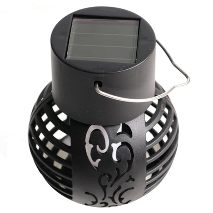 4PCS Solar LED Flame Hanging Light Flickering Dancing Outdoor Garden Lantern Lamp