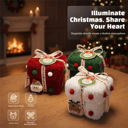 Velvet Gift Box Christmas Packaging Box Velvet Candy Box Christmas Eve