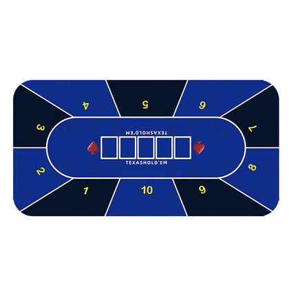 Portable Rubber Poker Mat Table Top Surface Noise Reduction Poker Table Top
