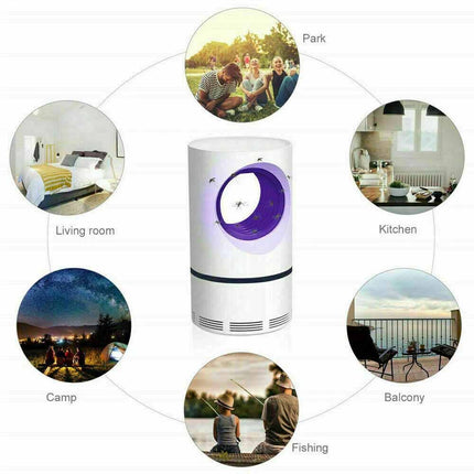 Mosquito Killer USB Charger Electronic Indoor Zapper Trap Inhaled Insect Fly Bug