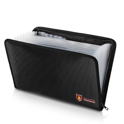 Fireproof Document Bag Waterproof Storage Pouch for Document File Cash Holder