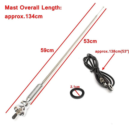 Universal 43'' Car Roof Antenna Aerial Radio AM/FM Reception Booster Extension