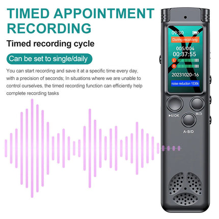 64GB Digital Voice Recorder for Lectures Meeting Recording Device Audio Recorder