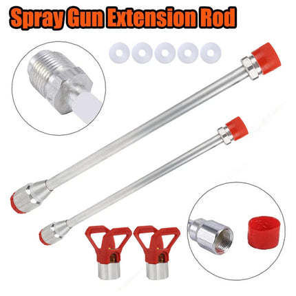 30CM+50CM Sprayer Extension Rod Airless Paint Spray Gun Tip Extension Pole Rod
