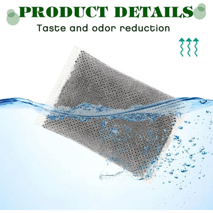 50 Pack Activated Carbon Charcoal Filter Bags Kit For Water Distiller Purifier