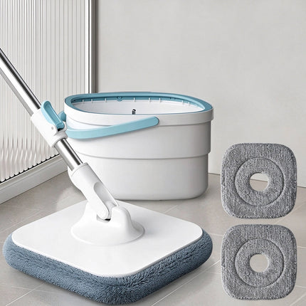 360° Spin Mop and Bucket Set with Self-separating Dirty & Clean Water System