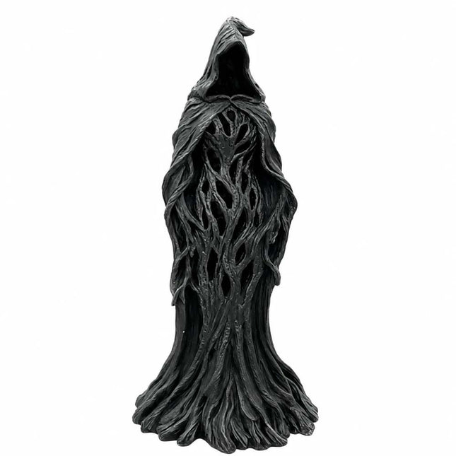 Resin Witch Figurine Halloween Tabletop Decor Vintage Autumn Statue Display