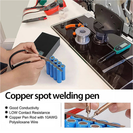30 Gears Mini Spot Welder Machine Portable LCD Display Battery Welding Tool Kit