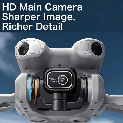 【3 Batteries】GT50 Drone 4.3'' Screen Remote RC 8K HD Dual Cameras WiFi Flight