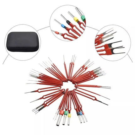 Terminal Removal Connector Tool Electrical Wire Kit Pin Ejector Extractor Auto++