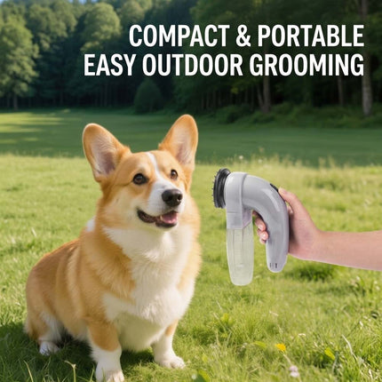 Electric Pet Hair Remover Grooming Brush Vacuum Cleaner for Dog Cat Trimmer Comb