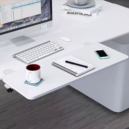 Foldable Ergonomics Desk Extender Tray ClampOn Table Mount Keyboard Drawer-Tray