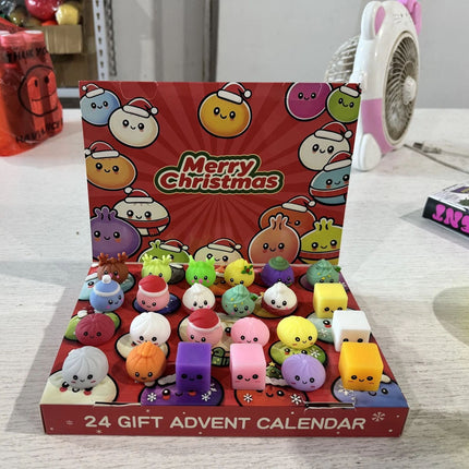 2026 Christmas SquishiesAdvent Calendar 24 Days Dumpling Toys Boys  And  Girls   Xmas Gift