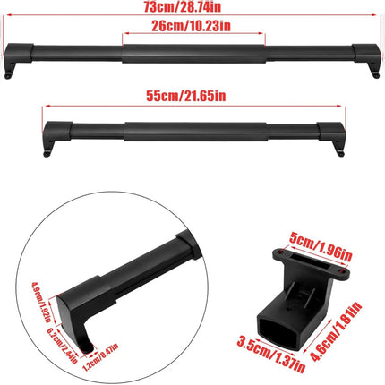 Camper Door Handle RC Screen Door Bar Adjustable RV Screen Door Cross