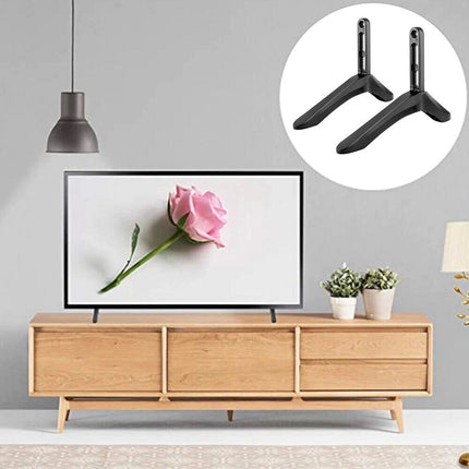 Height Adjustable TV Stand Universal Table Holder Desktop Base Mount Bracket Kit