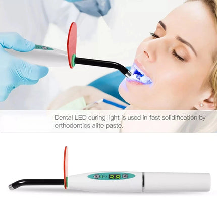 Rechargeable UV Dental Wireless Cordless LED Curing Light Lamp Machine 2200mAh