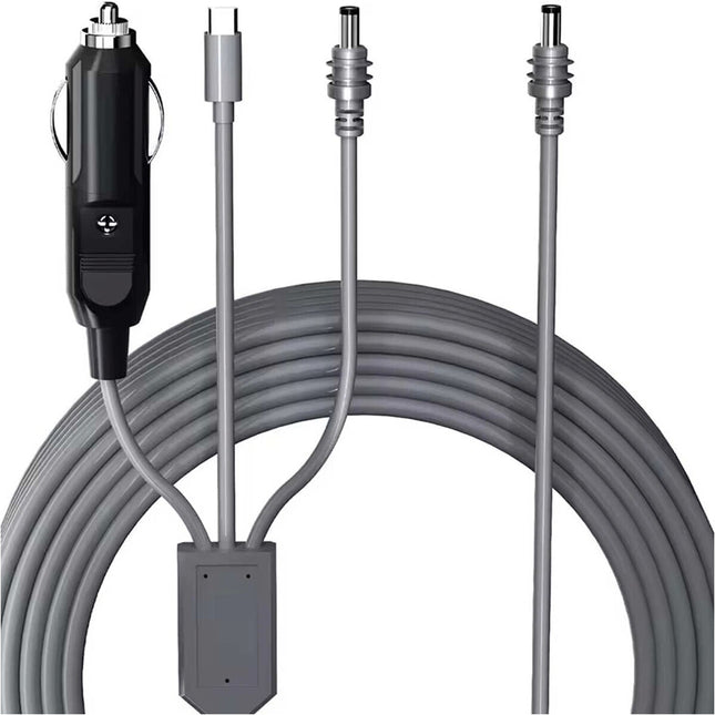 5M 3 in 1 100W USB C DC Plug Car Charger Power Cable For Starlink Mini Dish Antenna