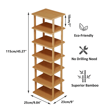 7 Layer Shoe Rack Multi Functional Household Shoe Storage Organizer Stand Unit