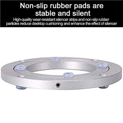 16" Aluminium Rotating Lazy Susan Bearing Turntable Round Swivel Plate