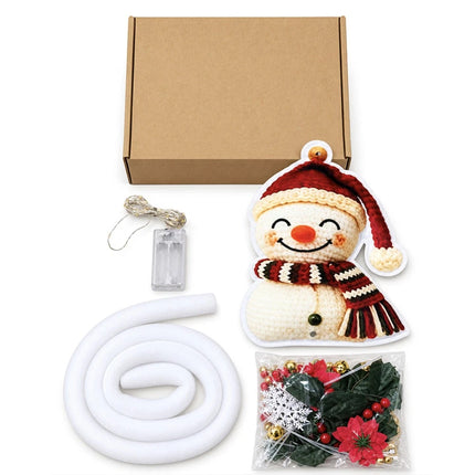 Glowing Christmas Door Hanger Decorations for Walls, Windows, Covered Porches