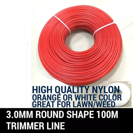 3.0MM 100M Trimmer Line Whipper Snipper Cord Wire Brush Cutter Brushcutter Nylon