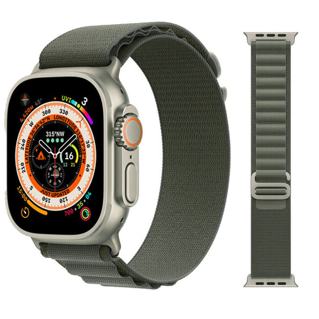 For Apple Watch iWatch Band Strap 9 8 7 6 SE 46mm 42mm 44mm SE Ultra Nylon Alpine