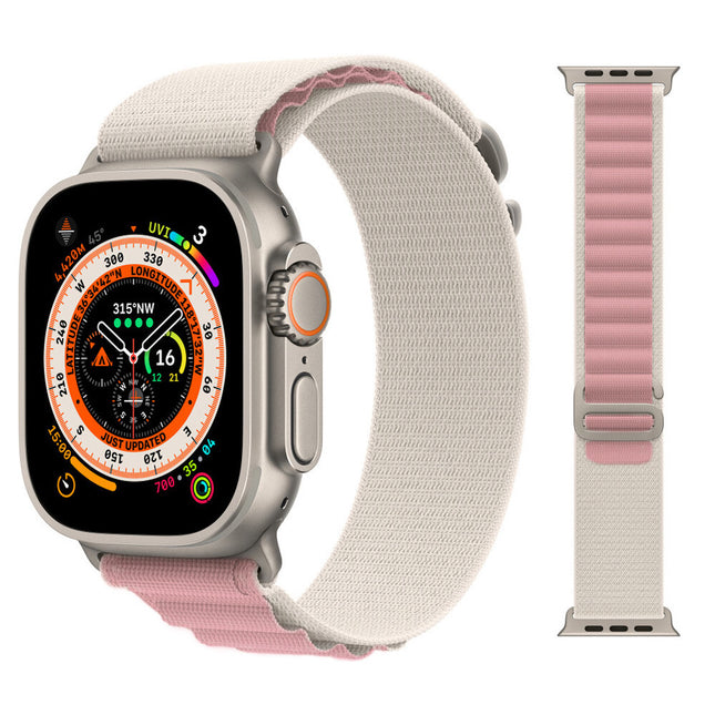For Apple Watch iWatch Band Strap 9 8 7 6 SE 46mm 42mm 44mm SE Nylon Alpine