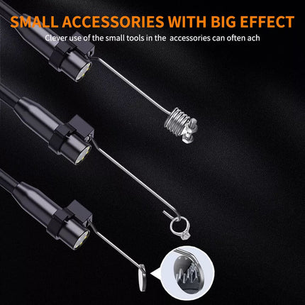Industrial Endoscope Camera 8mm 1080P HD 4.3" Screen Borescope Inspection Camera