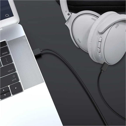 Universal USB to Type-C Fast Wall Charger Adapter with Charging Cable Black