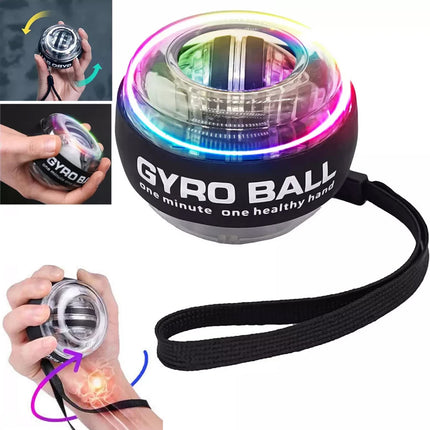 Auto Start LED Wrist Ball Gyro Arm Hand Trainer for Daily Exercise