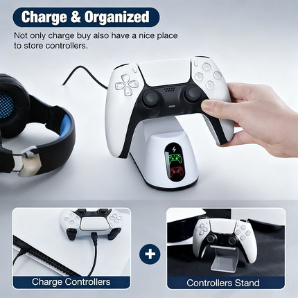 For Sony PS5 Controller Charging Dock Station for Playstation 5 Dual Charger