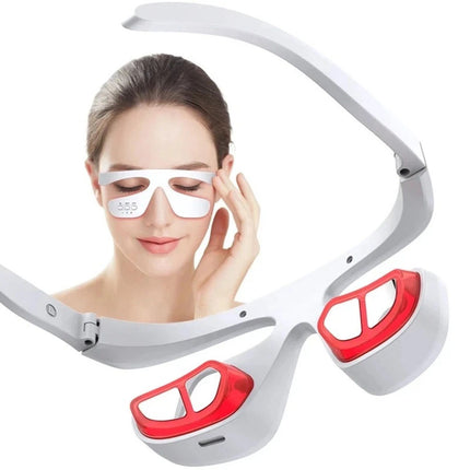 3D Eye Red Light Therapy Under-Eye Glasses for Removal Eye Wrinkles Dark Circles