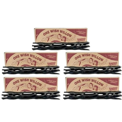 5 Pcs One Wish Willow Snap Stick Replica with Triangle Gift Box,Breakable Wish-Making
