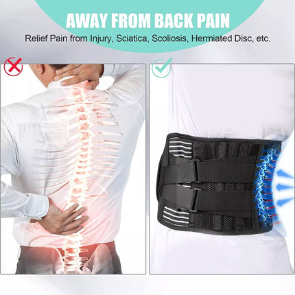 Lumbar Lower Back Support Brace Pain Relief Posture Orthosis Waist Therapy Belt