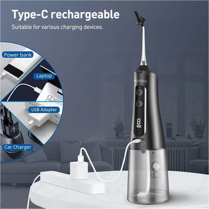 Electric Water-Powered Ear Cleaning Kit Portable Ear Care Tool with Irrigation System