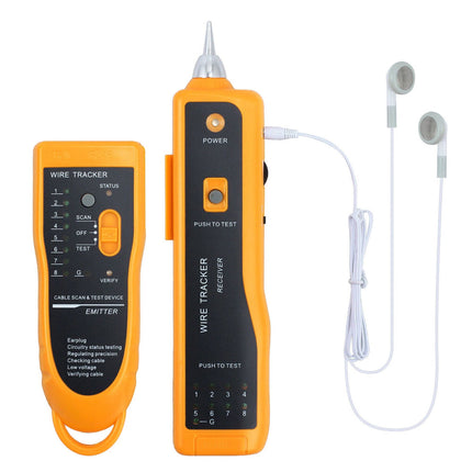 Ethernet Network Toner RJ11 RJ45 Telephone Cable Tester LAN Tracker Wire Finder