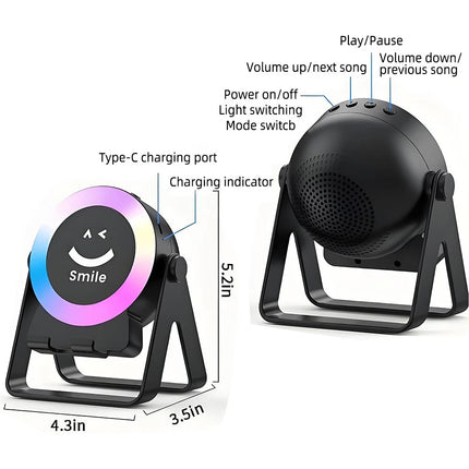 4 in 1 Rotatable Phone Stand with Wireless Induction Audio Speaker Phone Holders