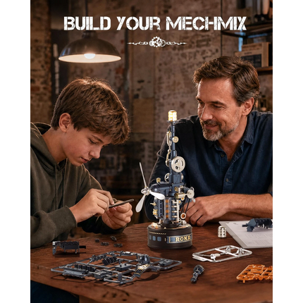 Pulse Beacon Tower Mechanical Puzzle Metal DIY 3D Puzzle Kit Adult Gifts