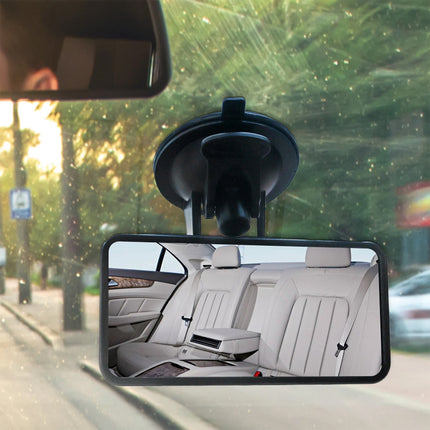 Car Interior Rearview Mirror with Suction Cup