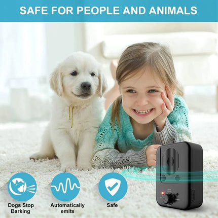 2PCS Outdoor Waterproof Ultrasonic Device Pet Bark Deterrent Tool for Dog Behaviour Training