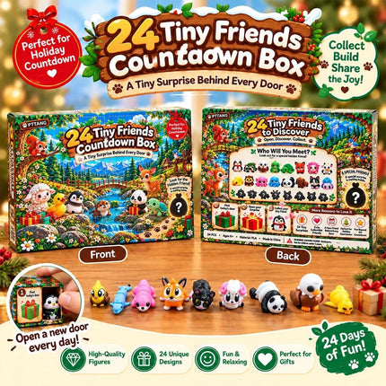 3D Printed Animals Christmas Advent Calendars 2026, 24 Day Christmas Countdown
