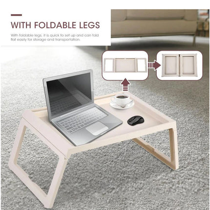 Foldable Laptop Table Tray Bed Sofa Portable Tablet Computer Stand Desk
