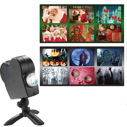 Window Wonderland Projector Halloween Christmas Holographic Projection Light