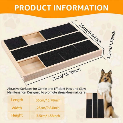 File Mat Scratch Board Pet Nail Care Grind Nails Food Box Dog Scratching Pad