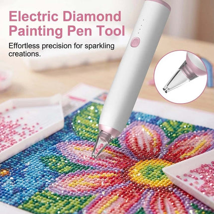 DIY Craft Electric Diamond Art Painting Pen Diamond Suction Tool for Nail Art
