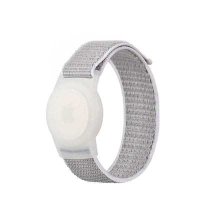 2Packs Apple AirTag Case Wristband Protective Cover Grey and Black