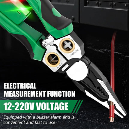 8 in 1 Wire Stripper Tool with Voltage Tester and Cable Cutters for Electricians