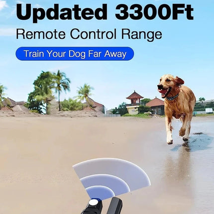 Anti-Bark Electric Dog Pet Training E Collar Obedience Remote Control No-Shock
