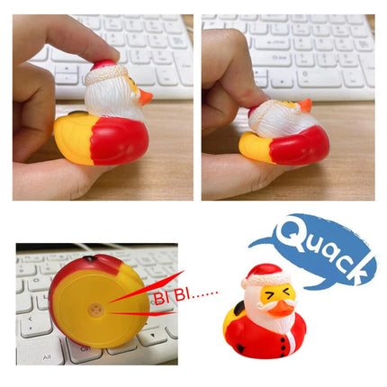 Christmas 24 Days Advent Calendar 24 Rubber Ducks for Boys Girls Ducky Bath Toy